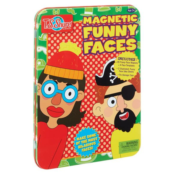 Magnetic Funny Faces Activity Tin