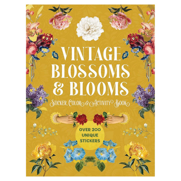 Vintage Blossom & Blooms Activity Book